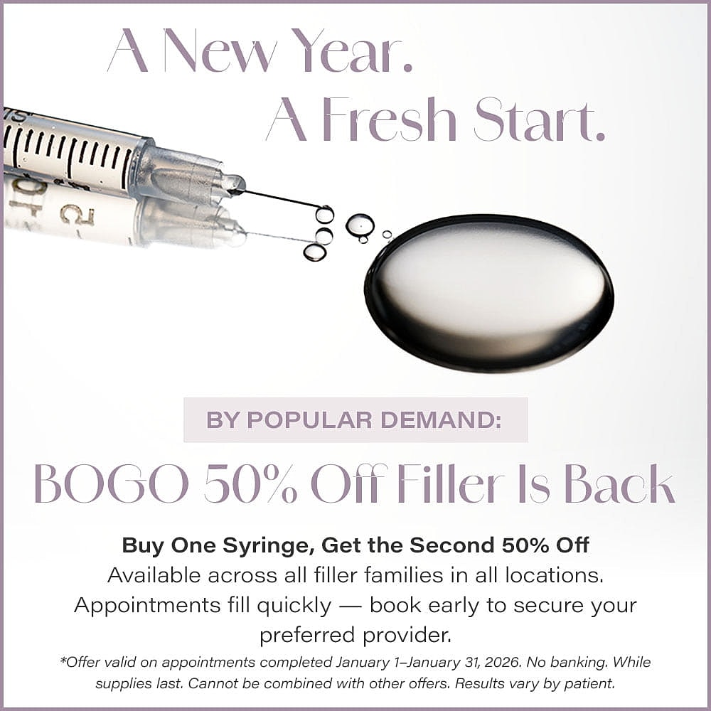 Promotional image for filler discount offer.