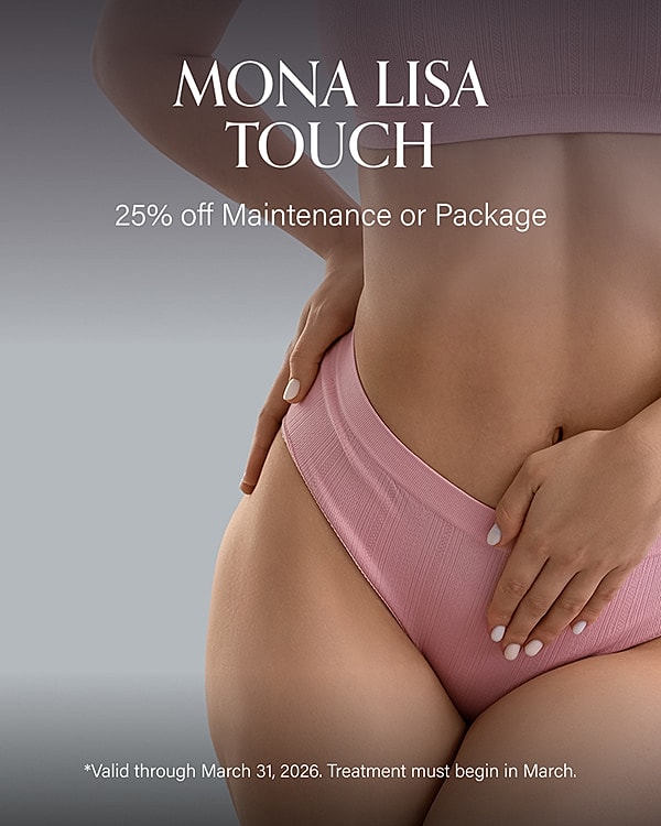 Promotional image for Mona Lisa Touch treatment.